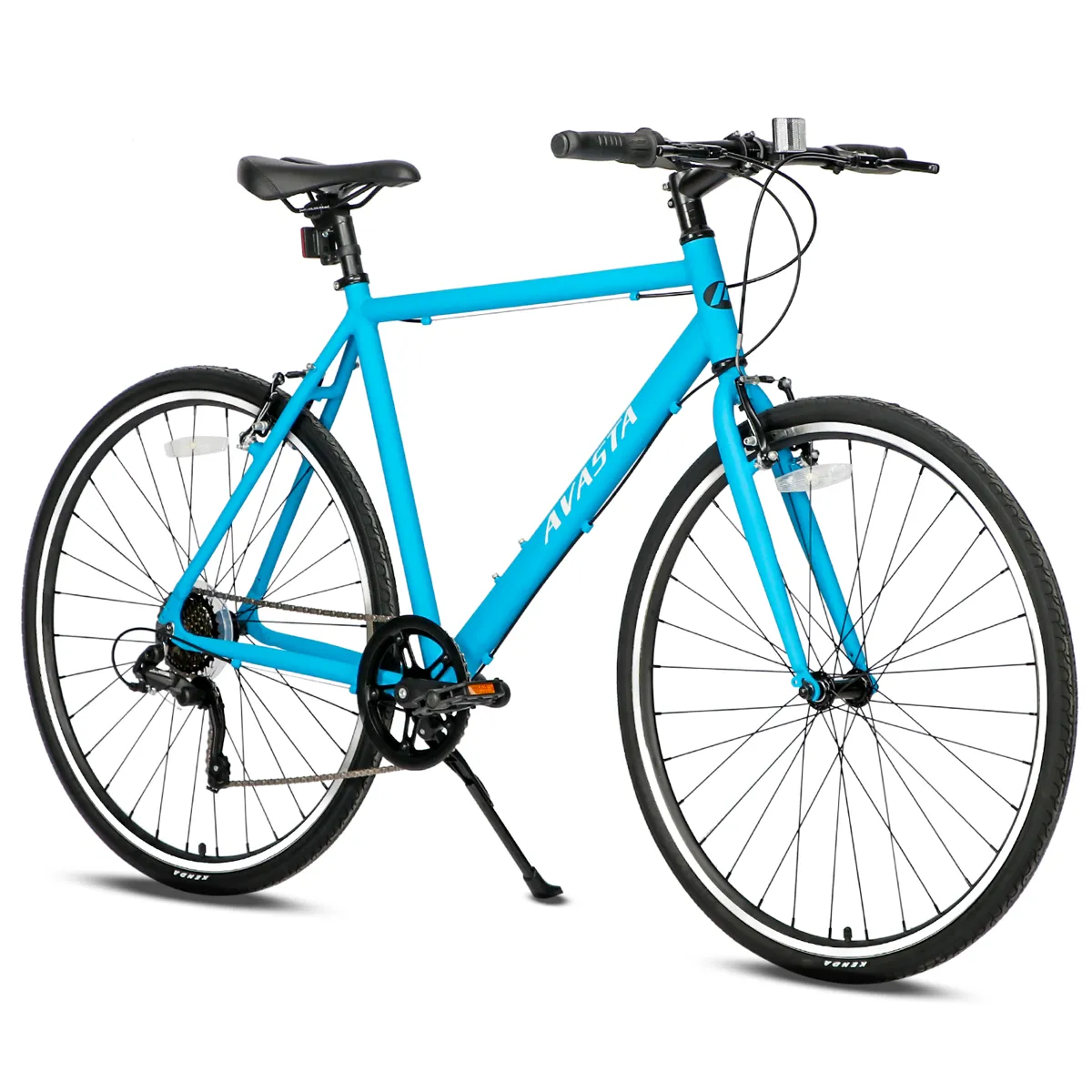 700C Hybrid Bike with 7 Speed for Men-Populus