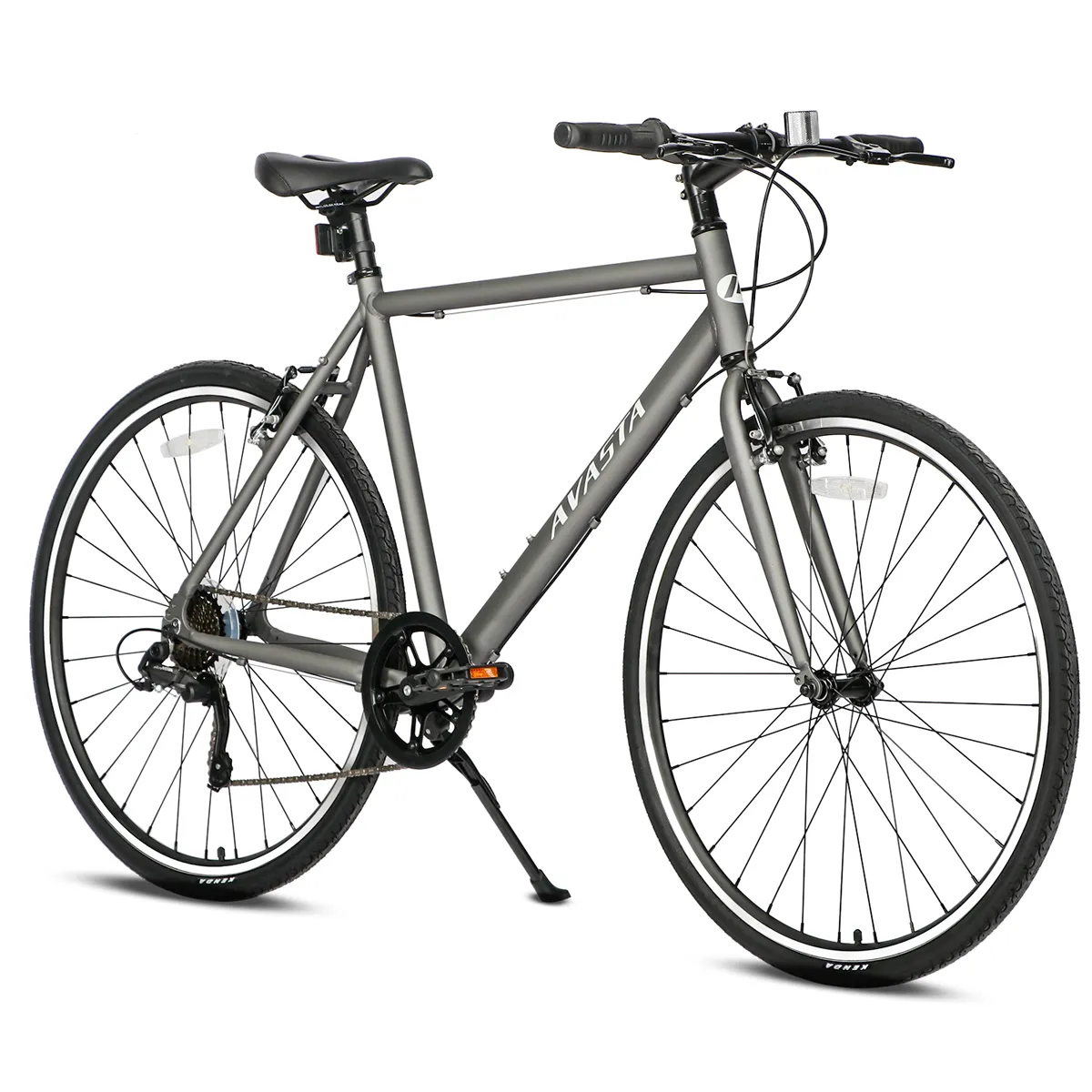 700C Hybrid Bike with 7 Speed for Men-Populus