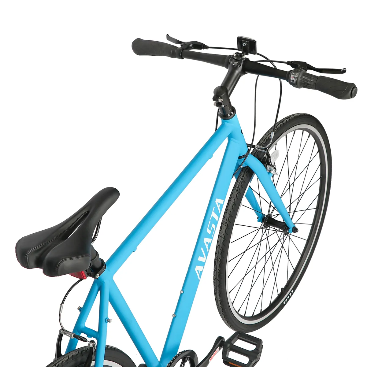 700C Hybrid Bike with 7 Speed for Men-Populus