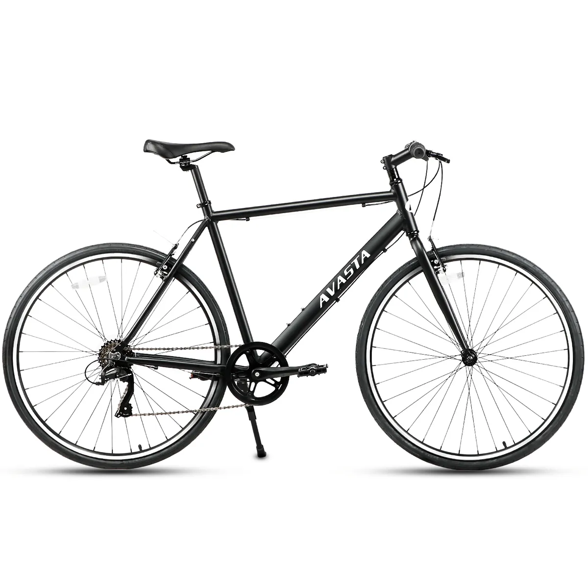 700C Hybrid Bike with 7 Speed for Men-Populus