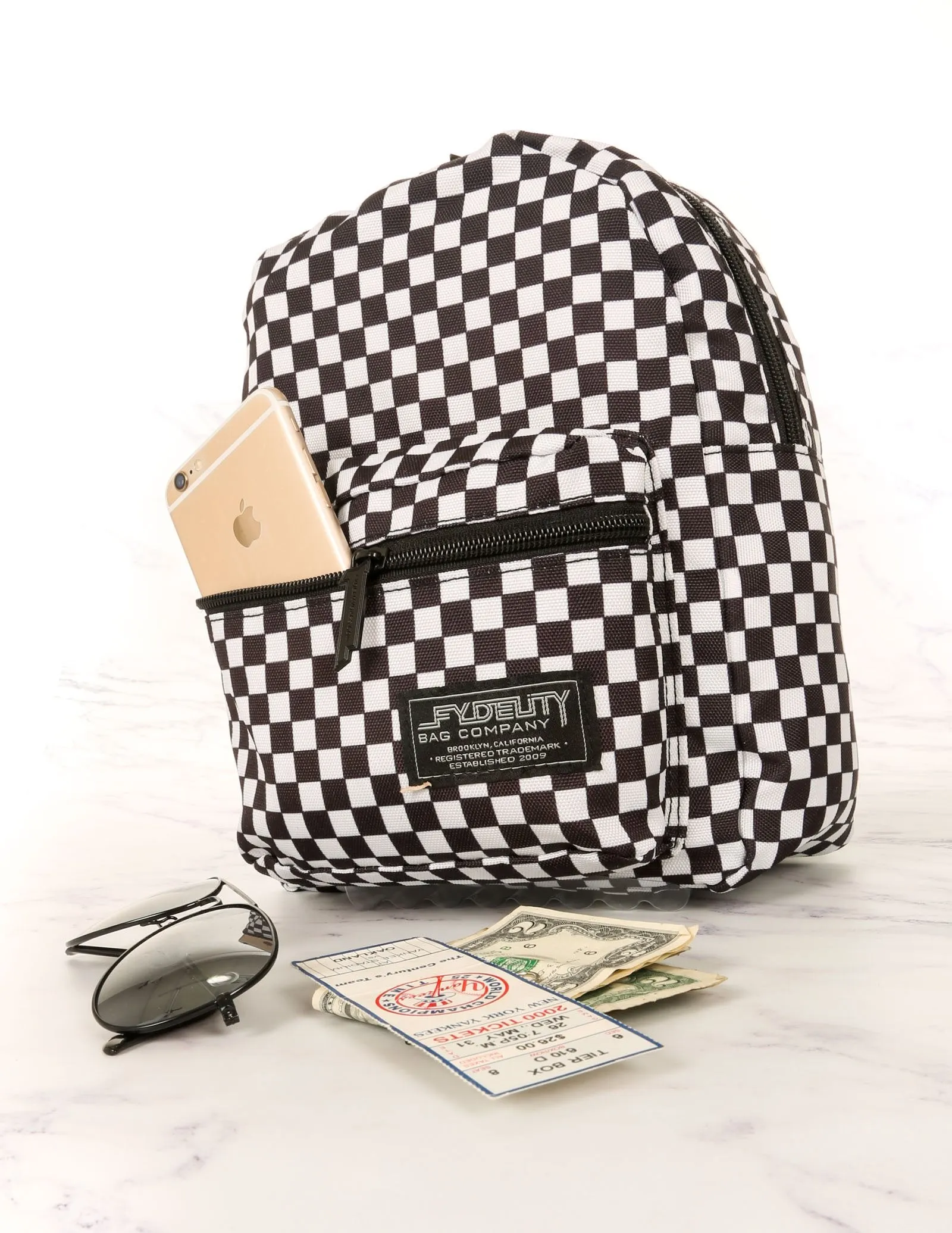 Backpack | MINI |INDY Check Black