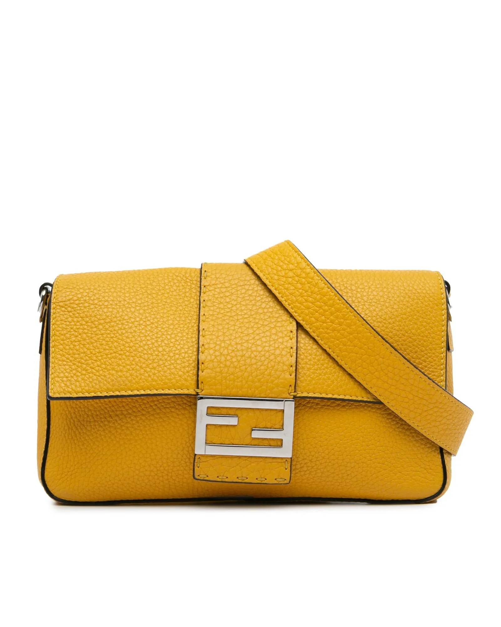 Calfskin Convertible Baguette Crossbody