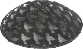 Doves Embossed Kippah