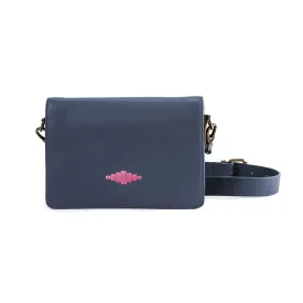 Estilo Crossbody Bag - Navy/Pink by Pampeano