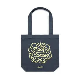 FCK CANCER tote bag - BLUE