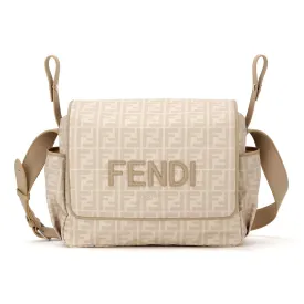 Fendi FF Beige Diaper Bag