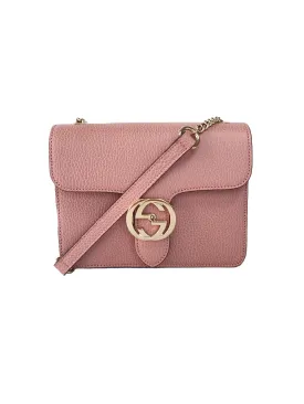 Gucci light pink Dollar interlocking G bag