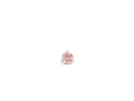 Lab-Grown Diamond ⅛ct. Mini Round Brilliant Solitaire Stud | Pink