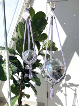 Macrame Disco Ball Hanger