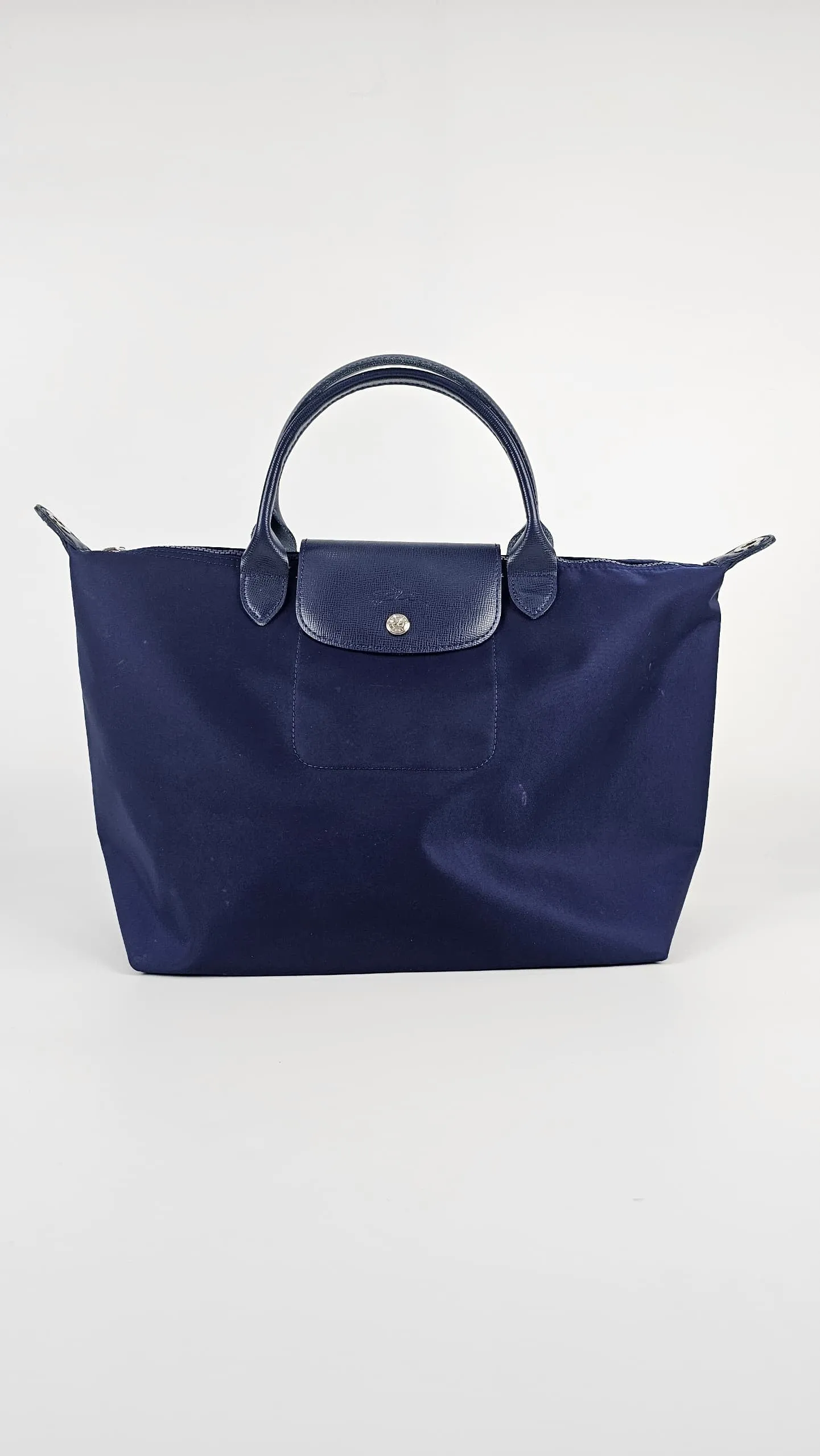 Medium Neo Le Pliage Handbag in Blue