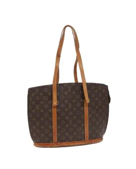 Monogram Canvas Tote Bag with Authentic Detailing