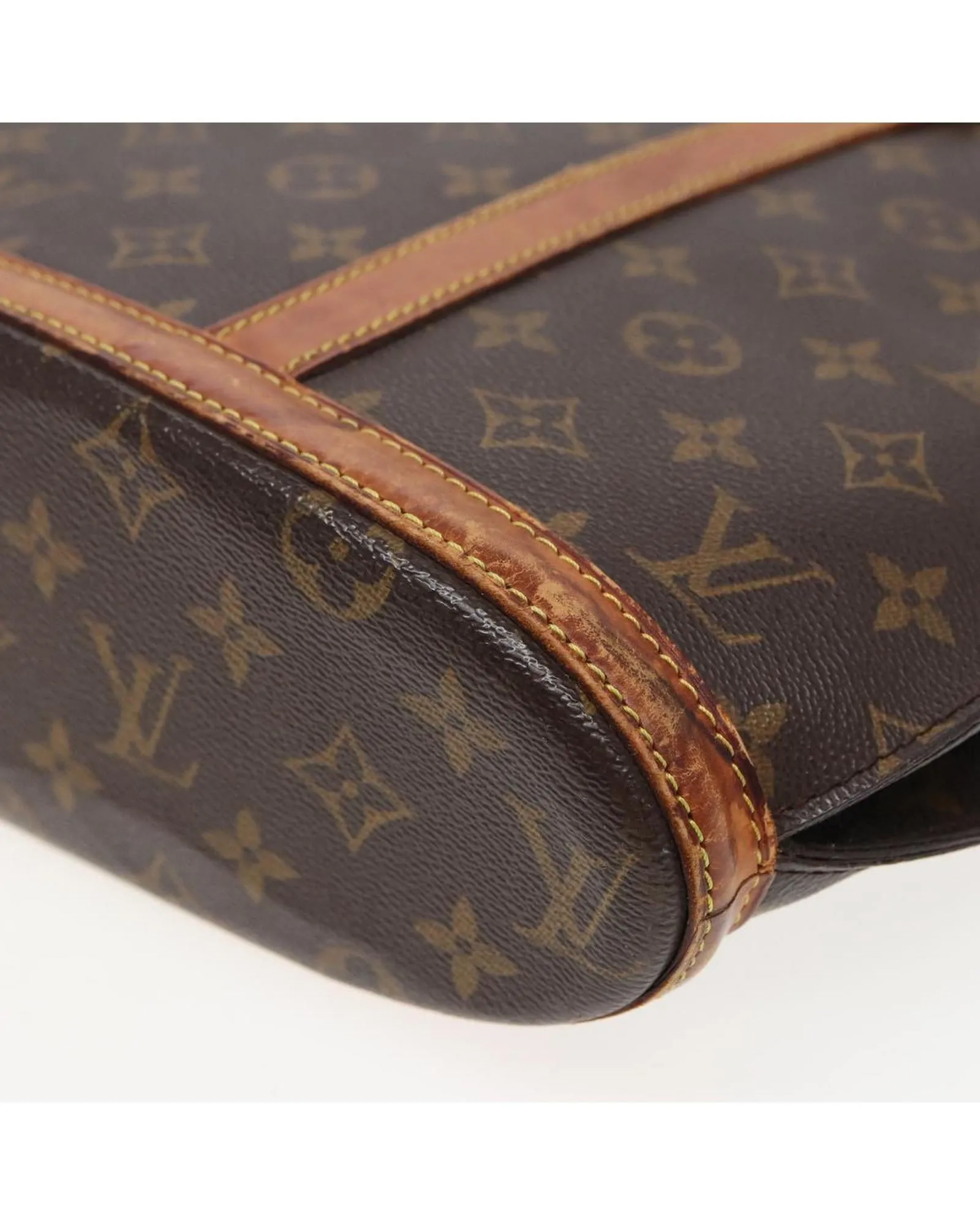 Monogram Canvas Tote Bag with Authentic Detailing