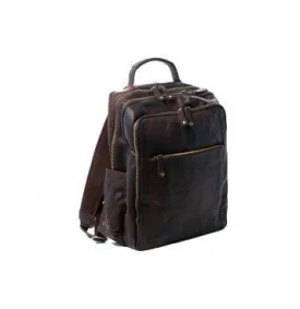 Oran - Mike Large Leather Laptop Backpack