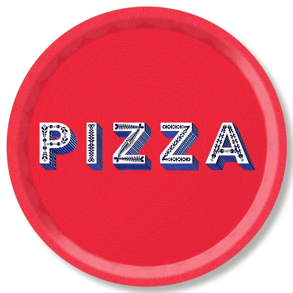 Pizza Tray - Red - 39cm