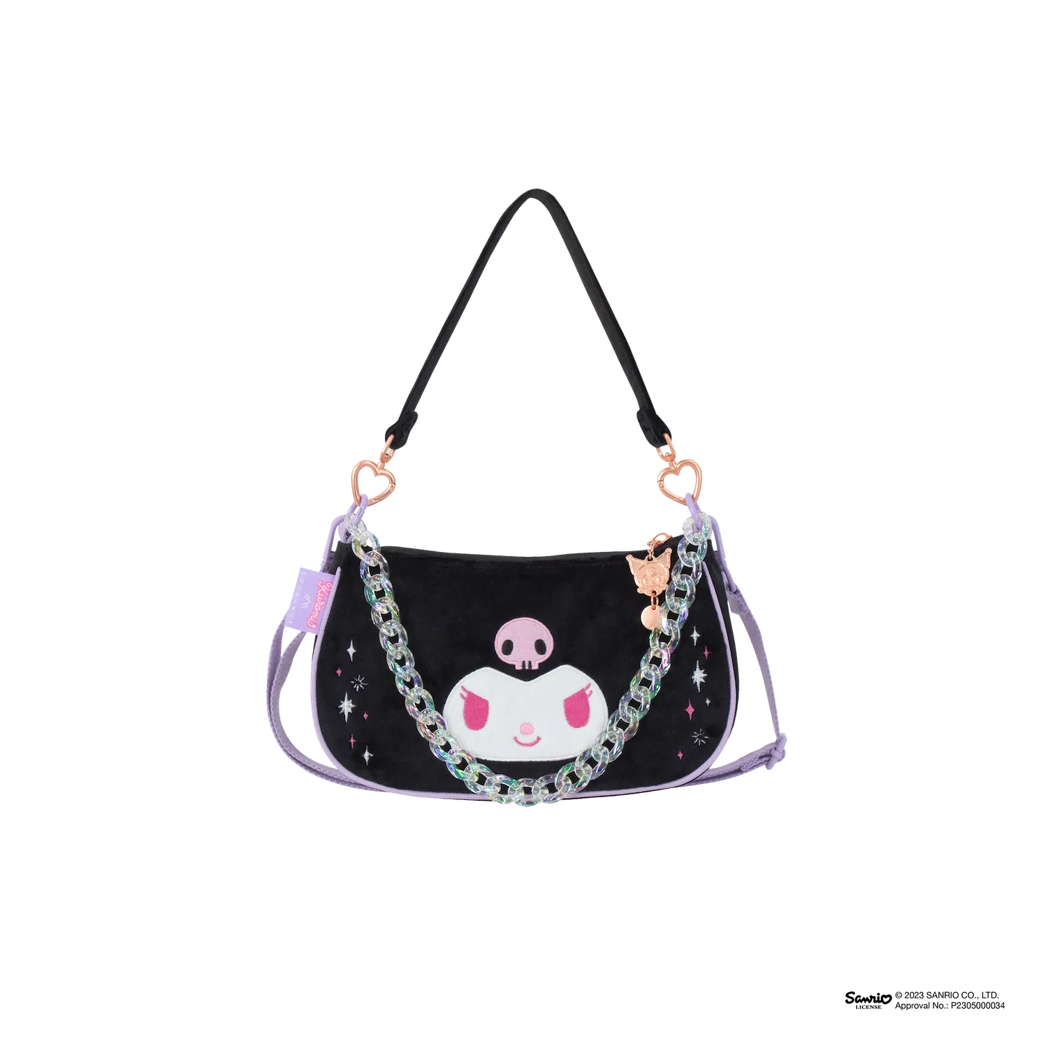 Priestess Doughnut X Kuromi Series Crossbody Bag