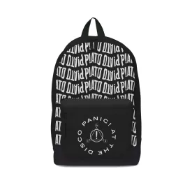 Rocksax Panic!! At The Disco Backpack - Disco Logo