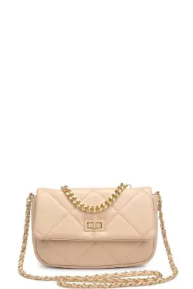 Rosetta Crossbody Bag in Beige