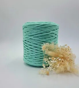 Sweet Mint Green Macrame Cord - 3MM  Single Strand Luxe Cotton String 1KG