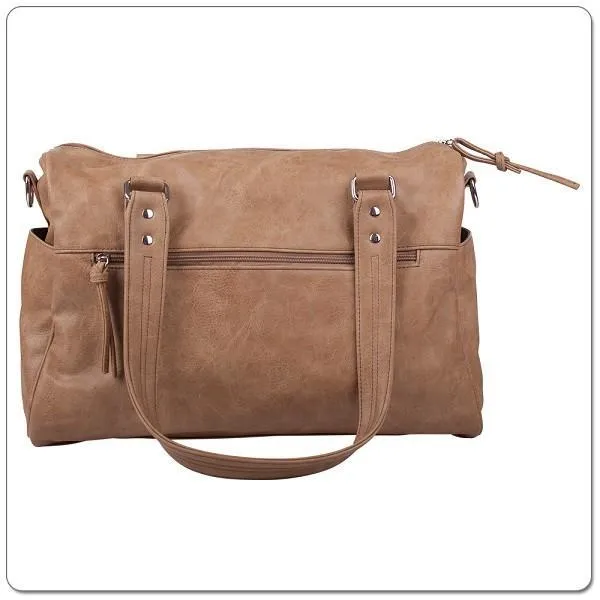 Vanchi Indie Holdall-Caramel