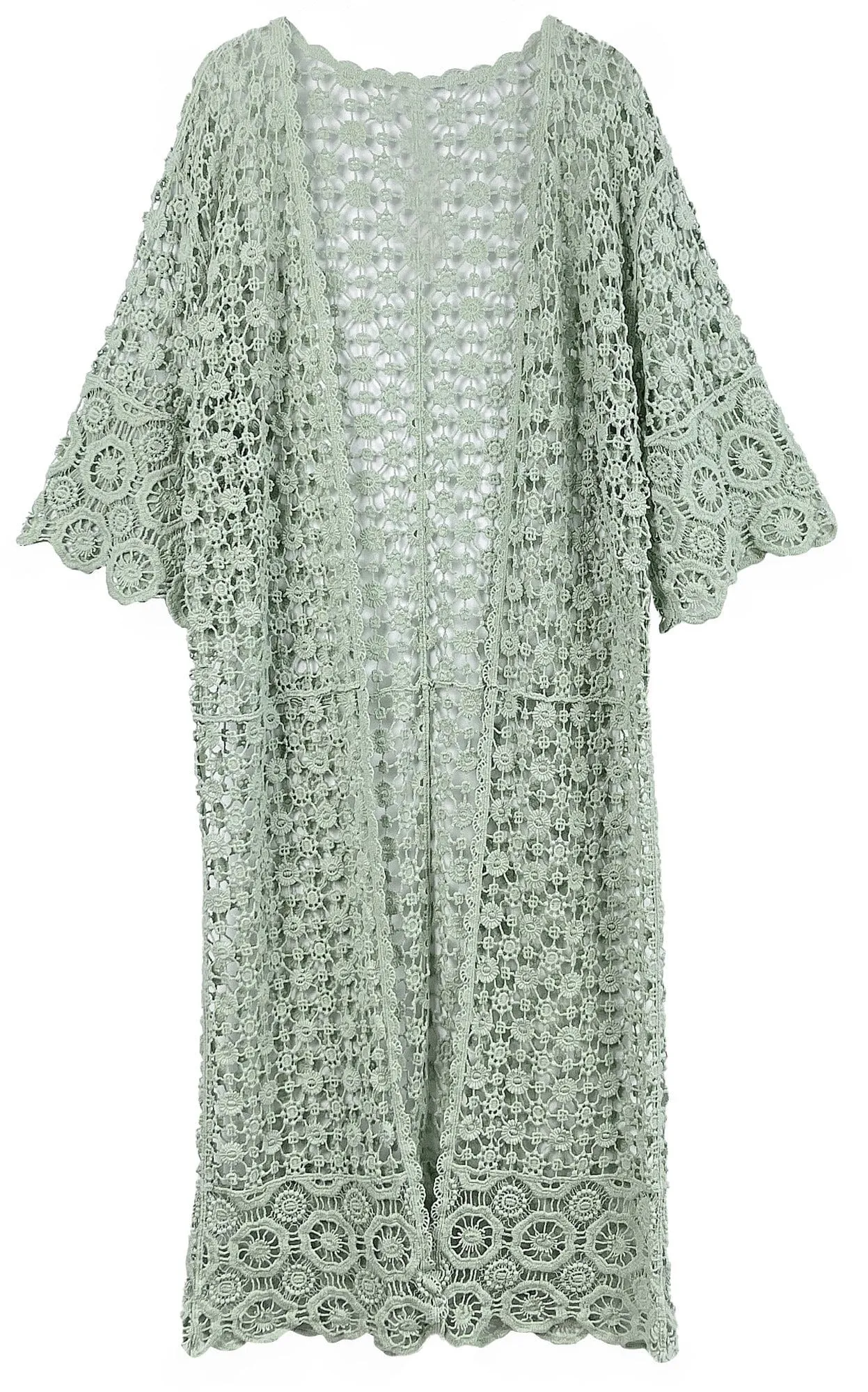 WLC310155 Belinda Crochet Kimono