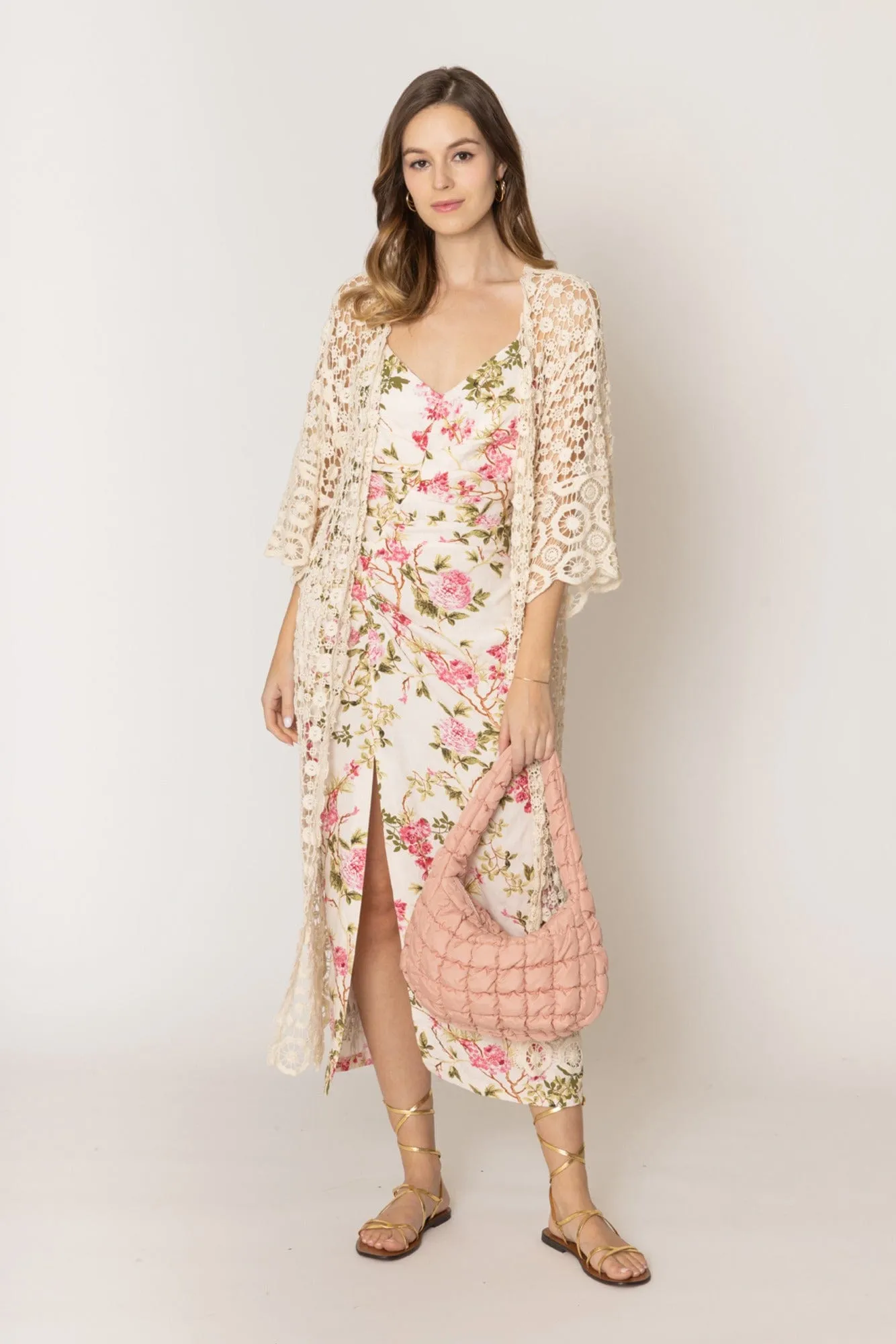 WLC310155 Belinda Crochet Kimono