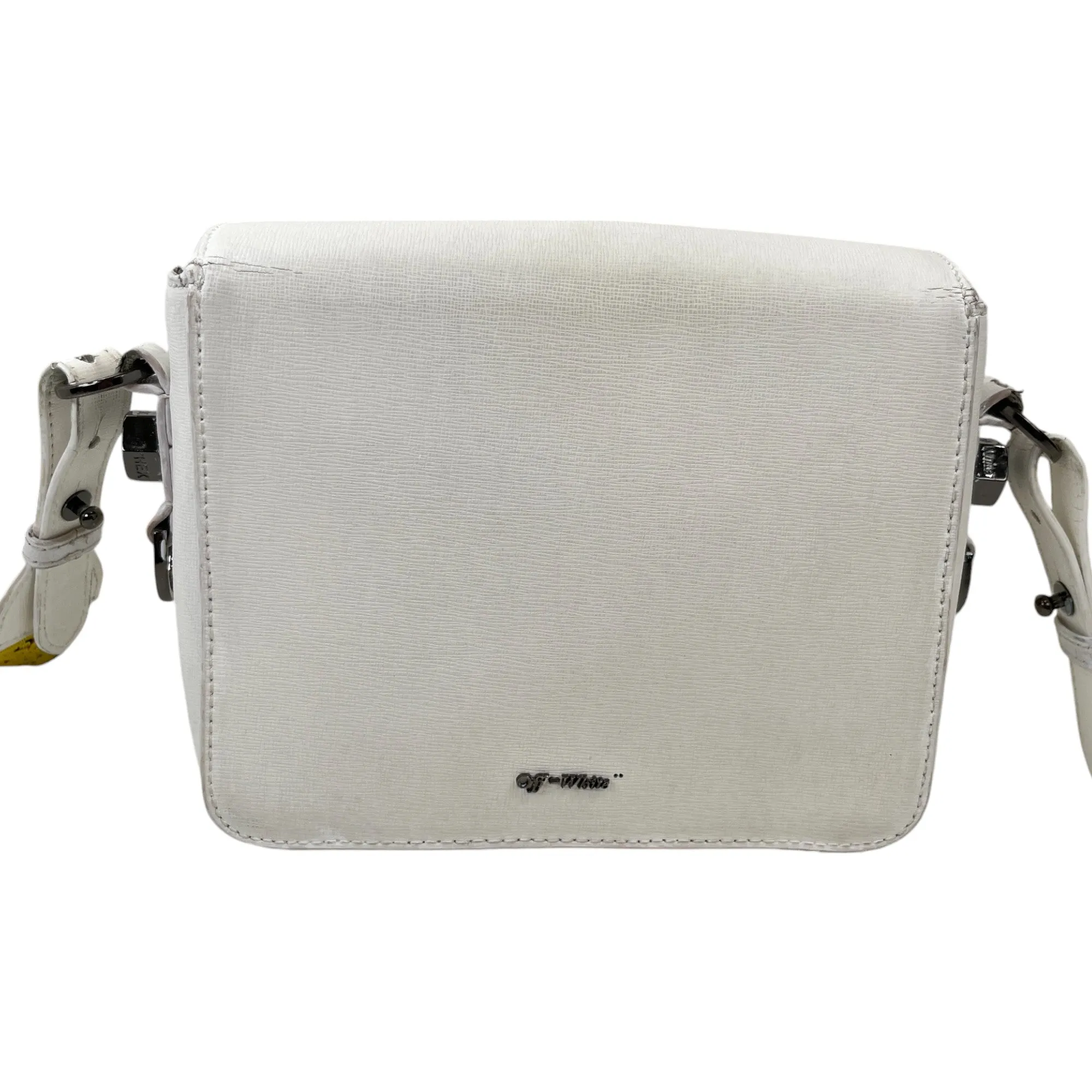 Women's Binder Flap Handbag White